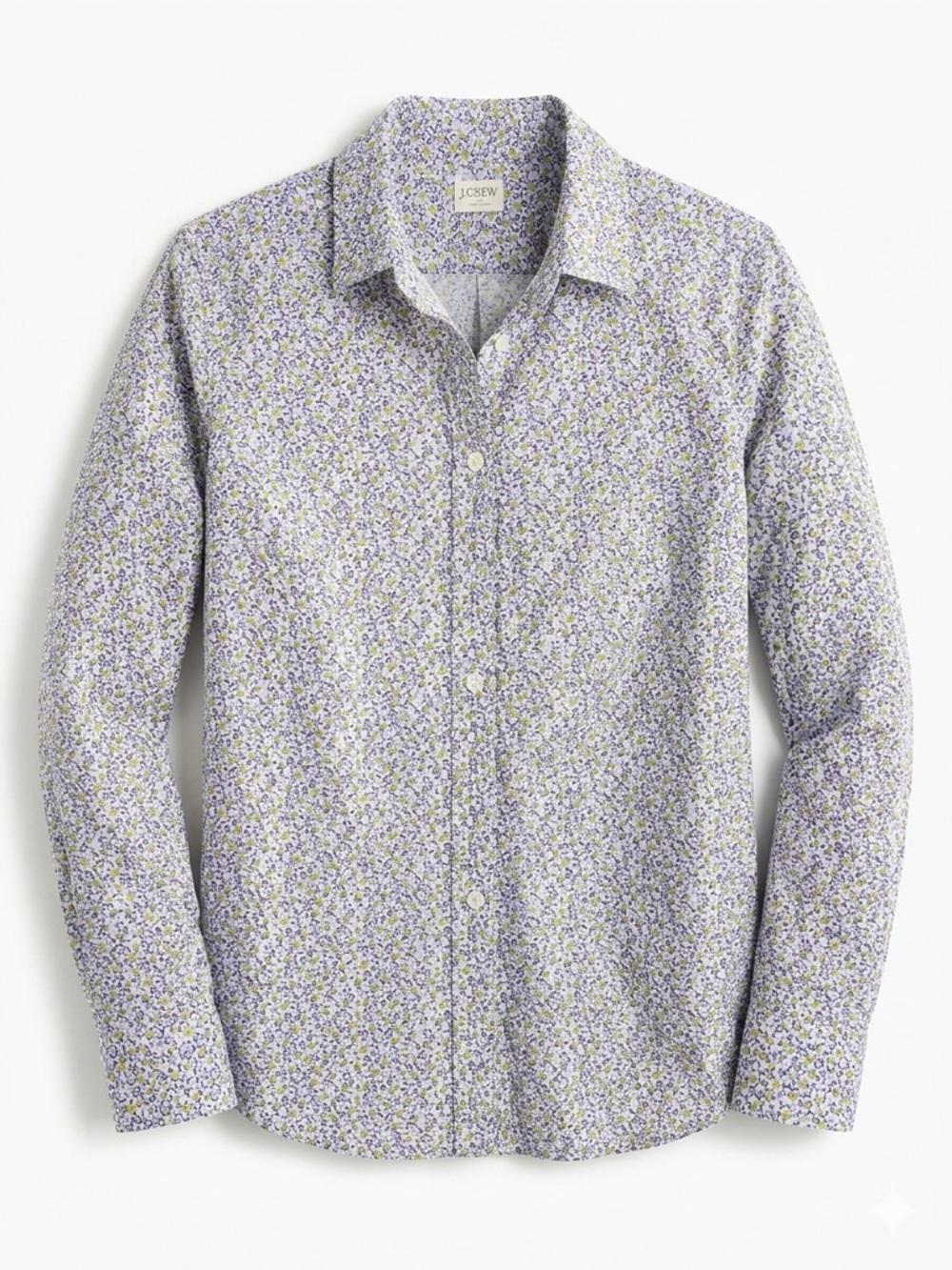 J. Crew The Perfect Shirt 100% Cotton Floral Button Down Womens XS